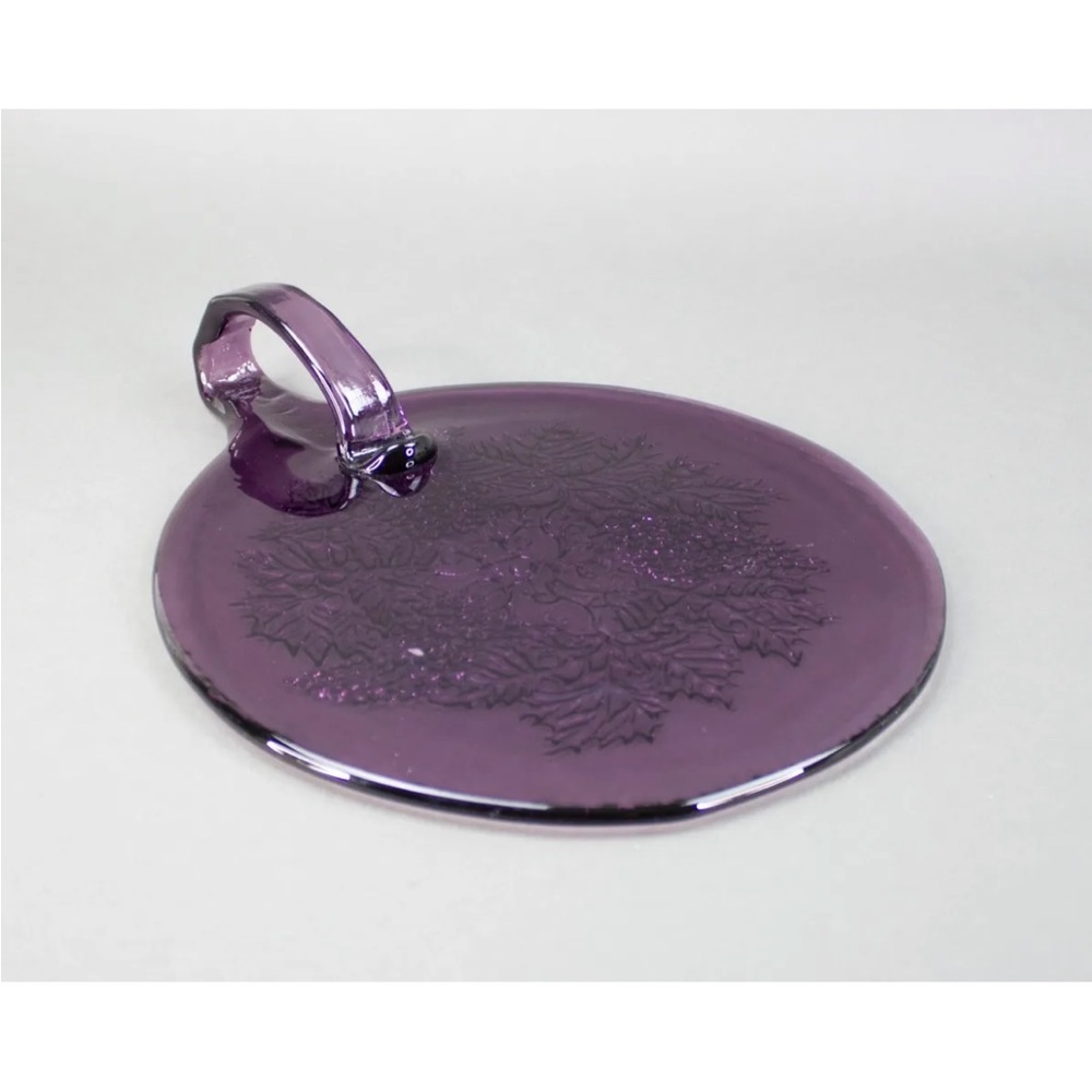 Deep purple glass vintage 1930’s cutting board
